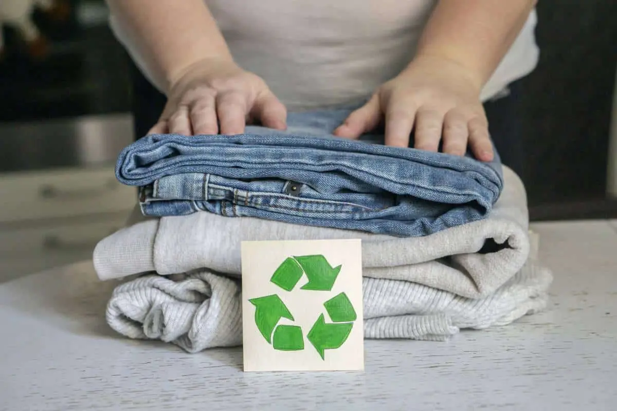 photo de jeans recyclable